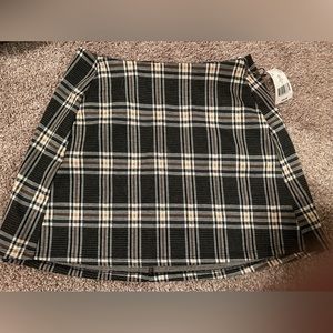 Plaid school girl skirt